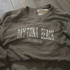 Daytona Beach Heritage Brown Sweater